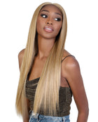 WHLB Luth | Lace Front Human Hair Blend Wig by Motown Tress