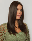 Deluxe Hairline TP | Lace Front & Monofilament Synthetic Hair Topper by Orchid