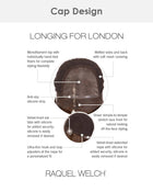 Longing For London | Lace Front & Monofilament Top Human Hair Wig by Raquel Welch