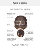 Midnight In Paris | Lace Front & Monofilament Top Human Hair Wig by Raquel Welch