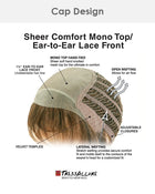 Leading Edge | Lace Front & Monofilament Top Synthetic Wig by TressAllure