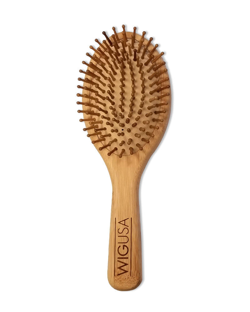 Bamboo Paddle Hair Brush | by Wig Pro - Clearance