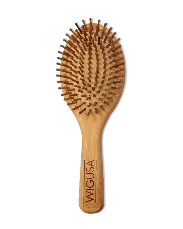 Bamboo Paddle Hair Brush | by Wig Pro - Clearance